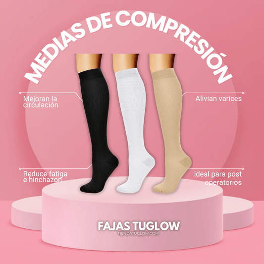 Medias Completas de alta compresión multiples beneficios